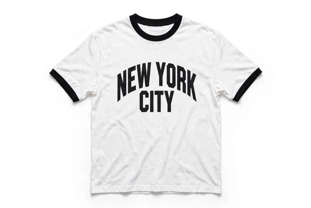 NYC Contrast Trim T-Shirt