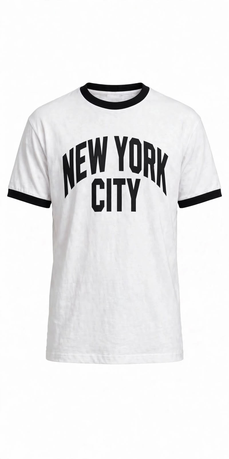 NYC Contrast Trim T-Shirt