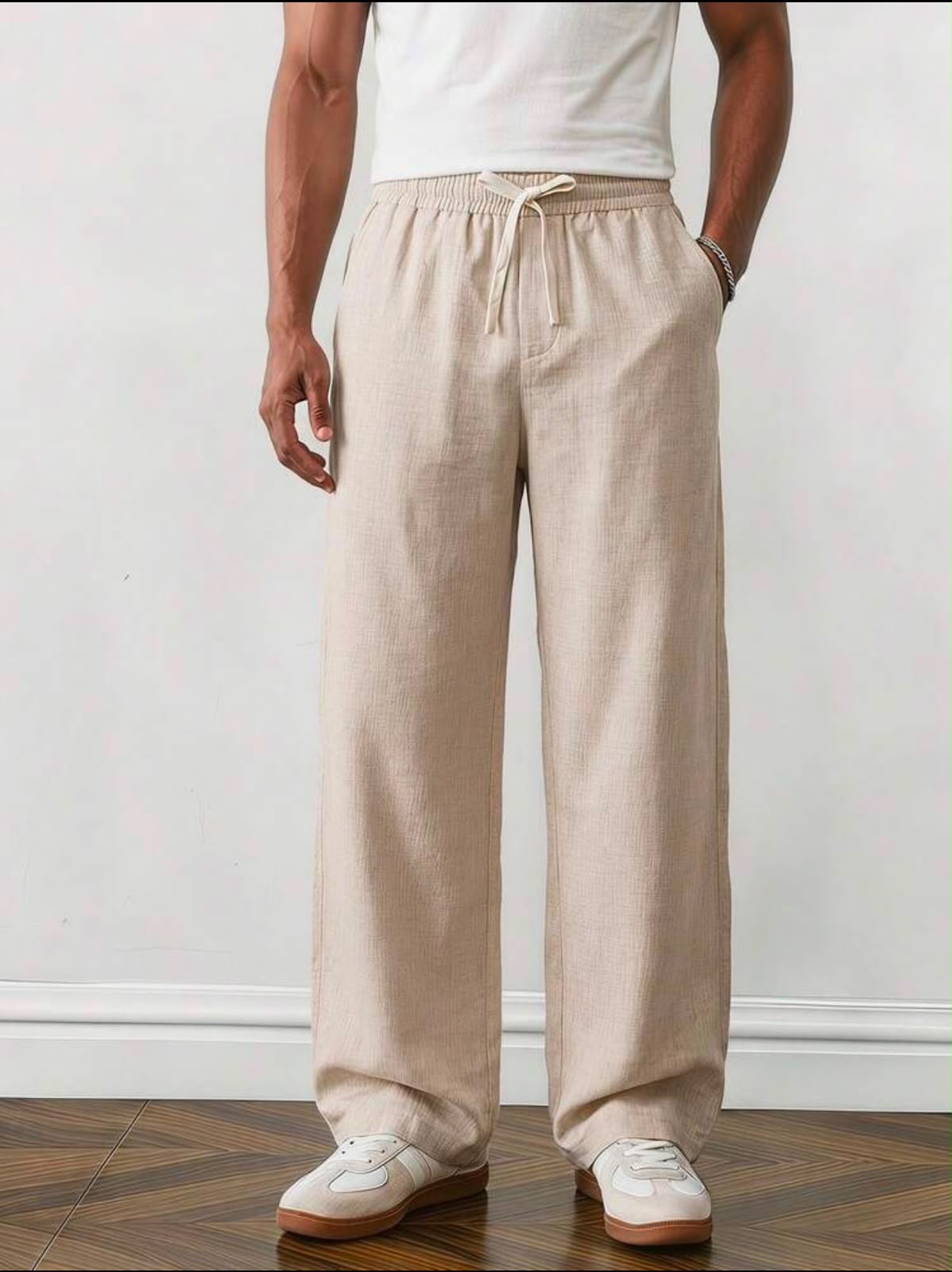 The Classic Linen Trouser