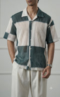 Premium Textured Block Check Shirt
